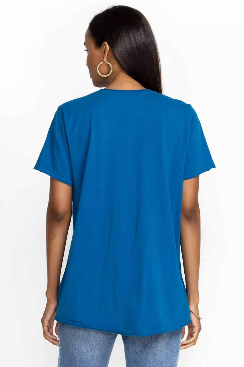 Johnny Was ARIZONA EVERYDAY TEE Mykonos Blue