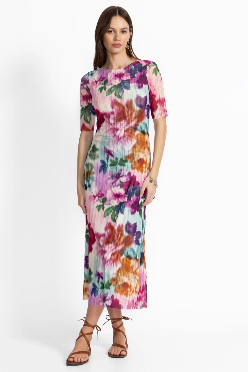 johnny was ASTRID MESH MIDI DRESS Alliumia