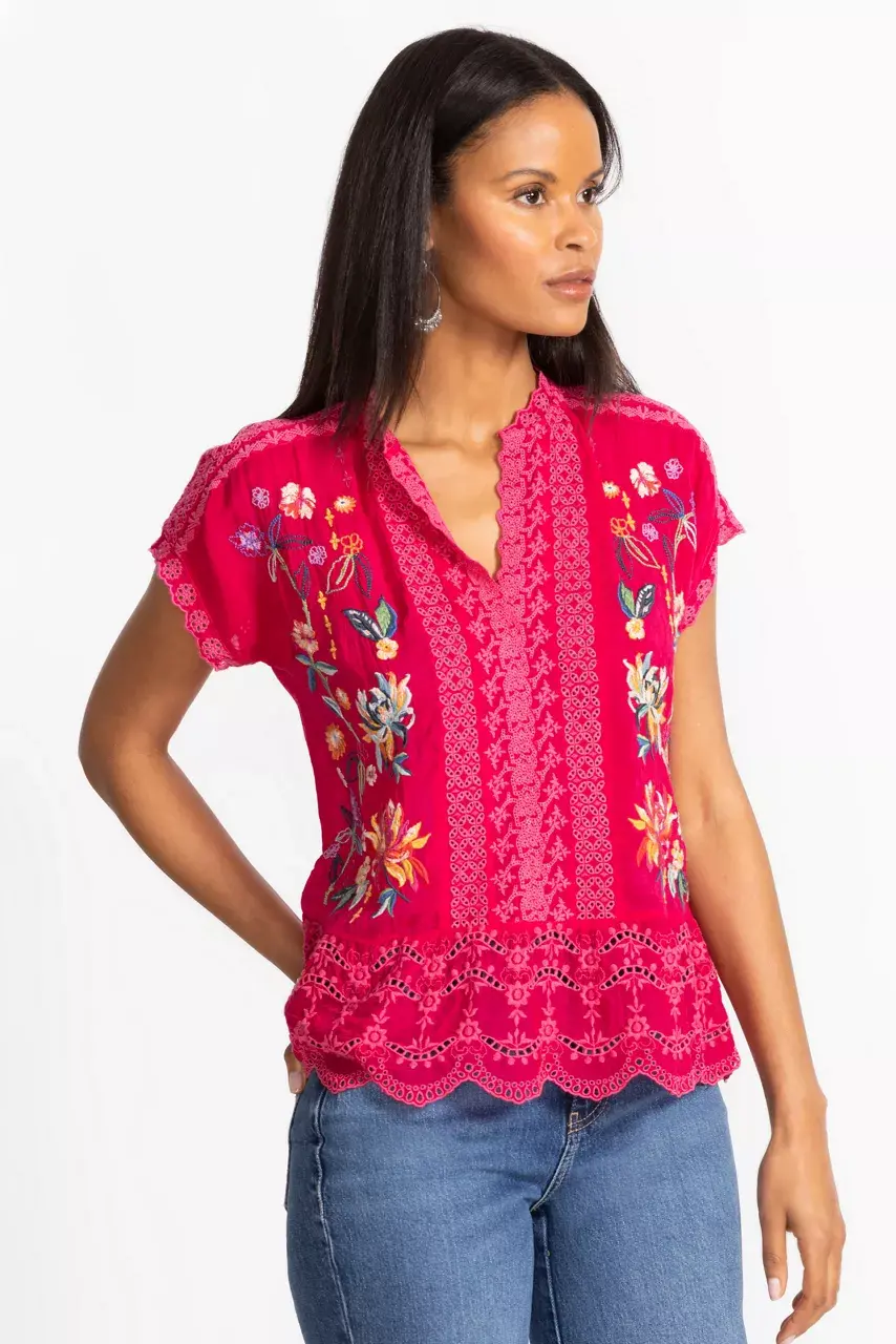 Johnny Was ASTRUD BLOUSE Jazzy