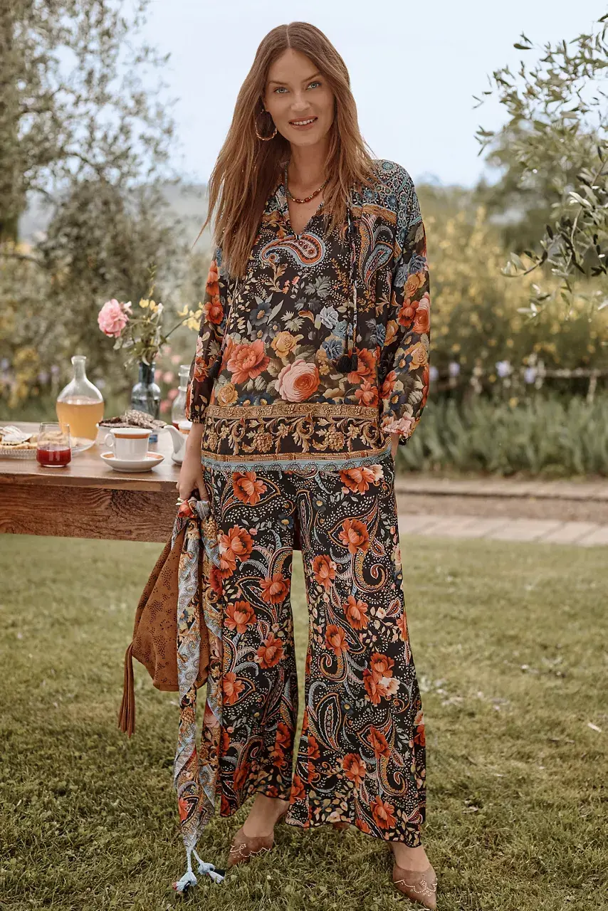 johnny was AXELLE WIDE LEG PANT Leto