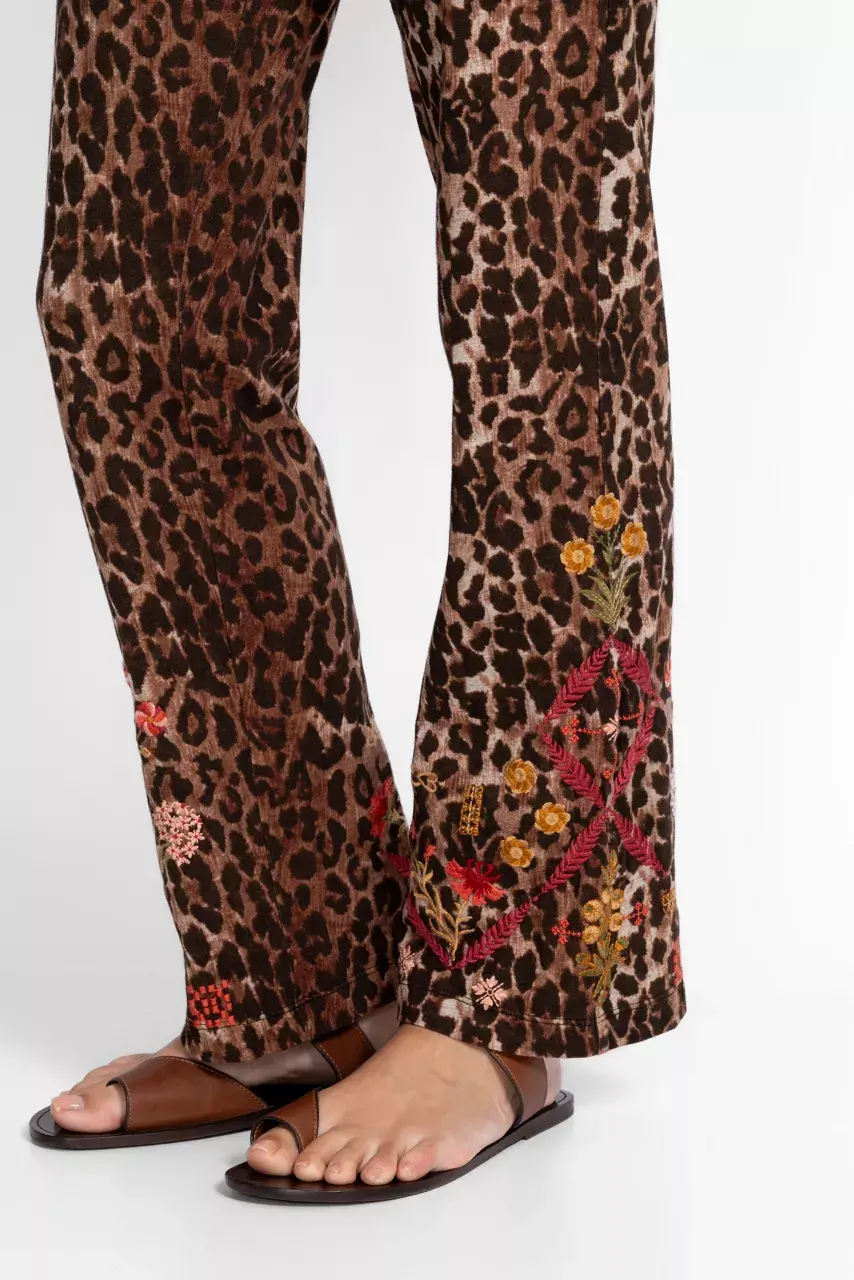Johnny Was BABY BOOT LEGGING Og Leopard