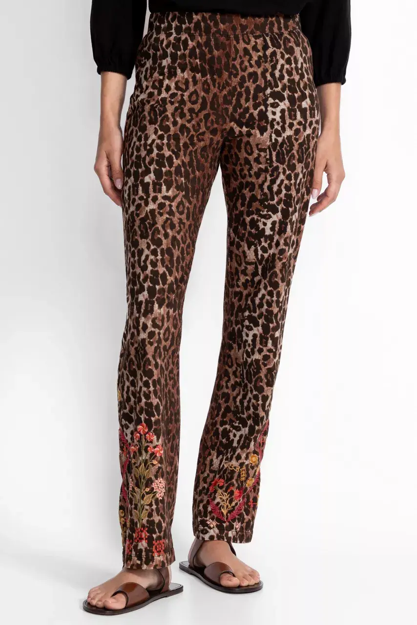 Johnny Was BABY BOOT LEGGING Og Leopard
