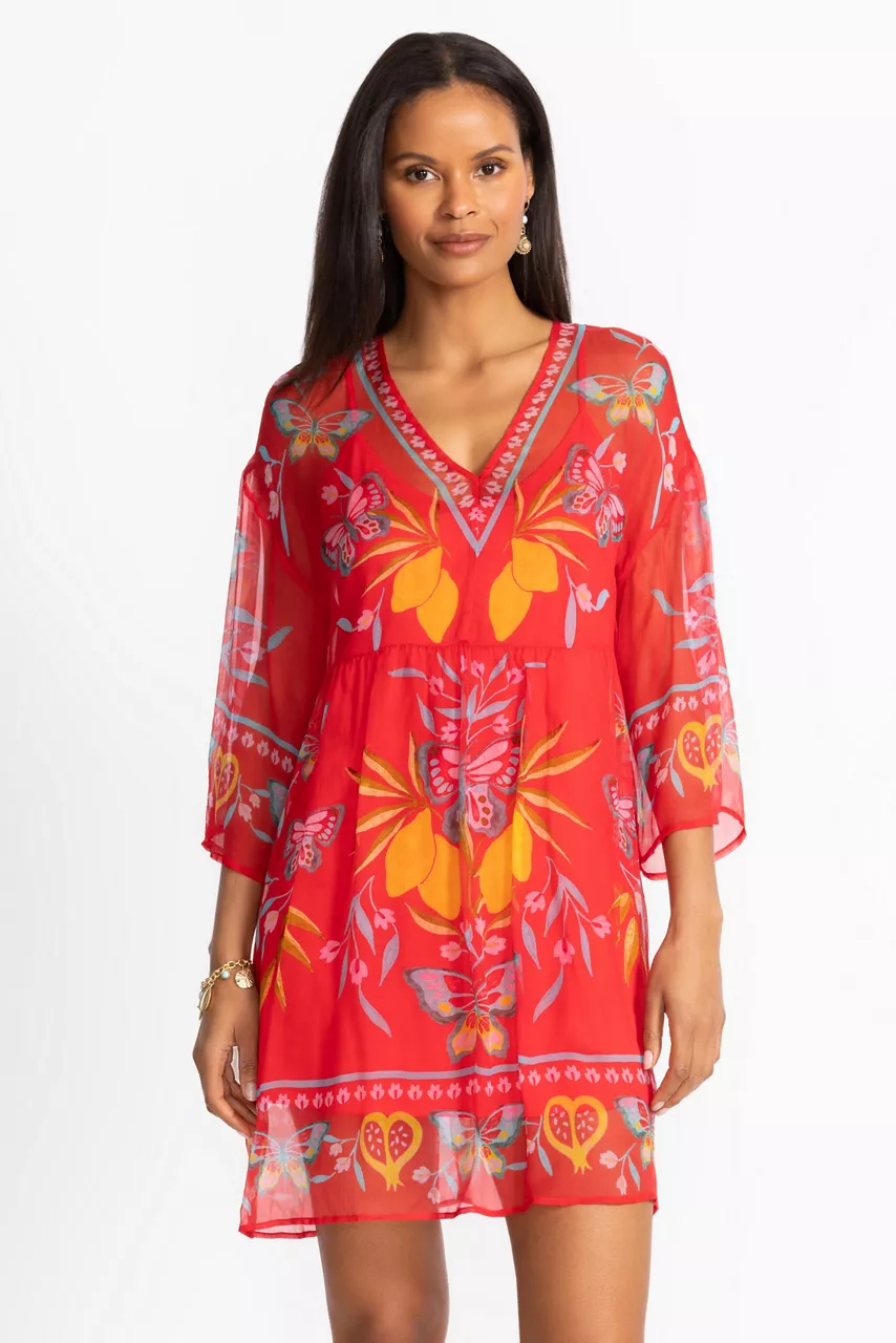 Johnny Was BARBARA MINI DRESS Ekaterina