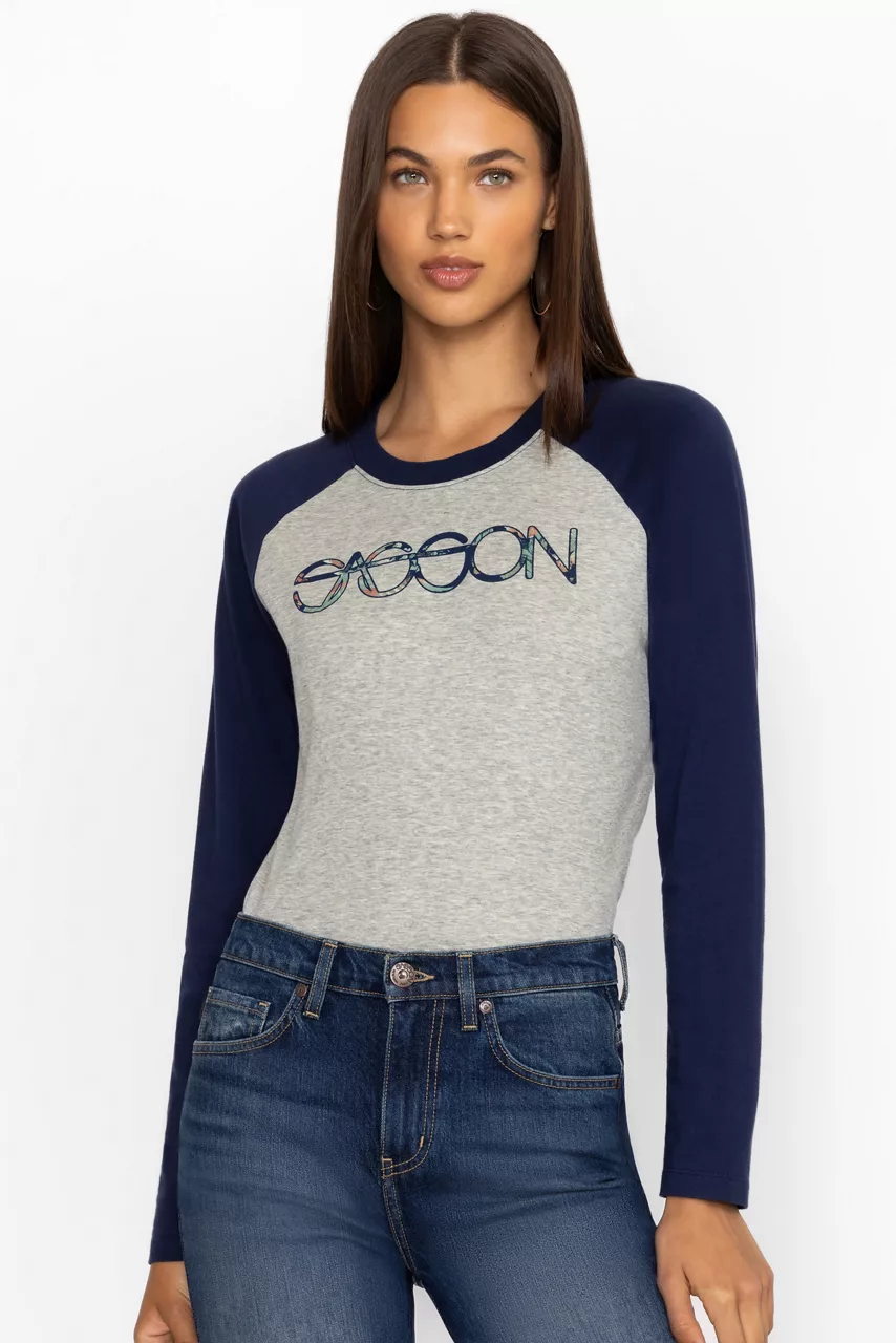 johnny was BASEBALL TEE Heather Grey