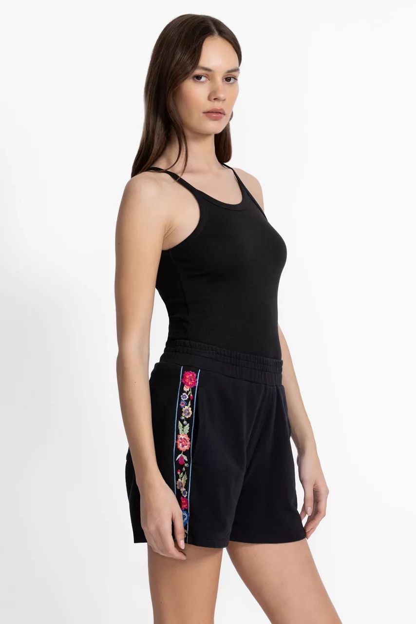 Johnny Was BEE ACTIVE JETSETTER SHORT Black