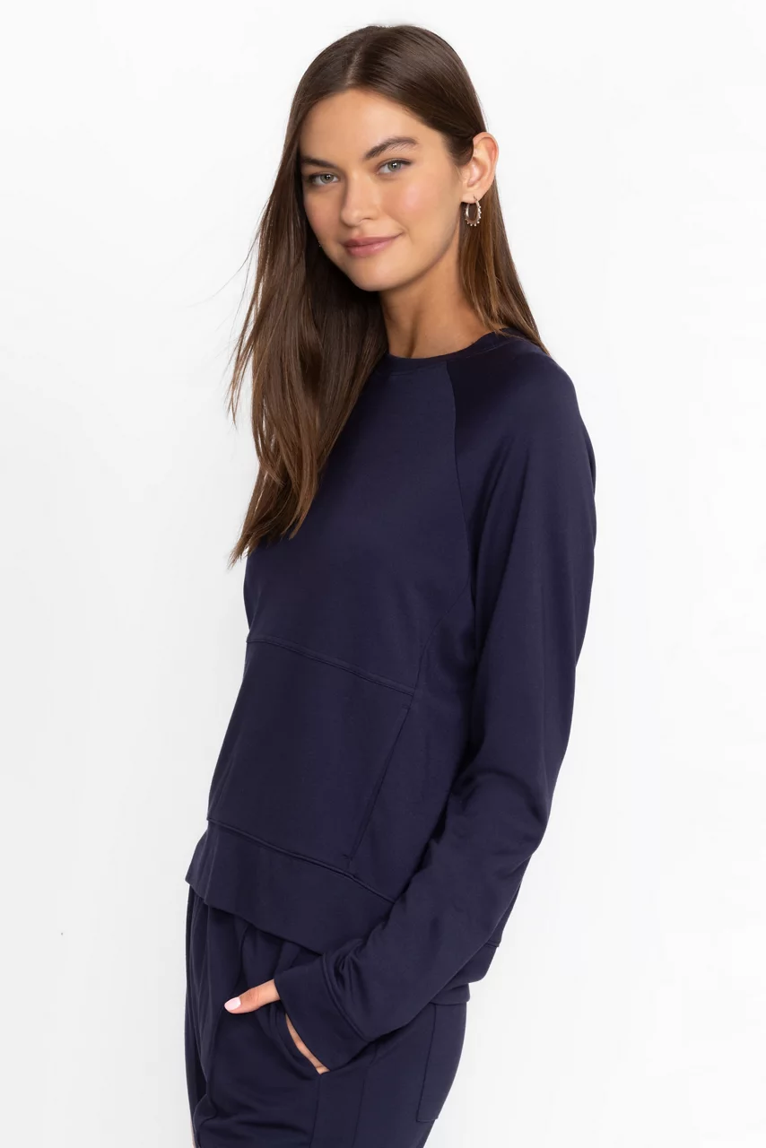 Johnny Was BEE ACTIVE LONG SLEEVE CREW PULLOVER