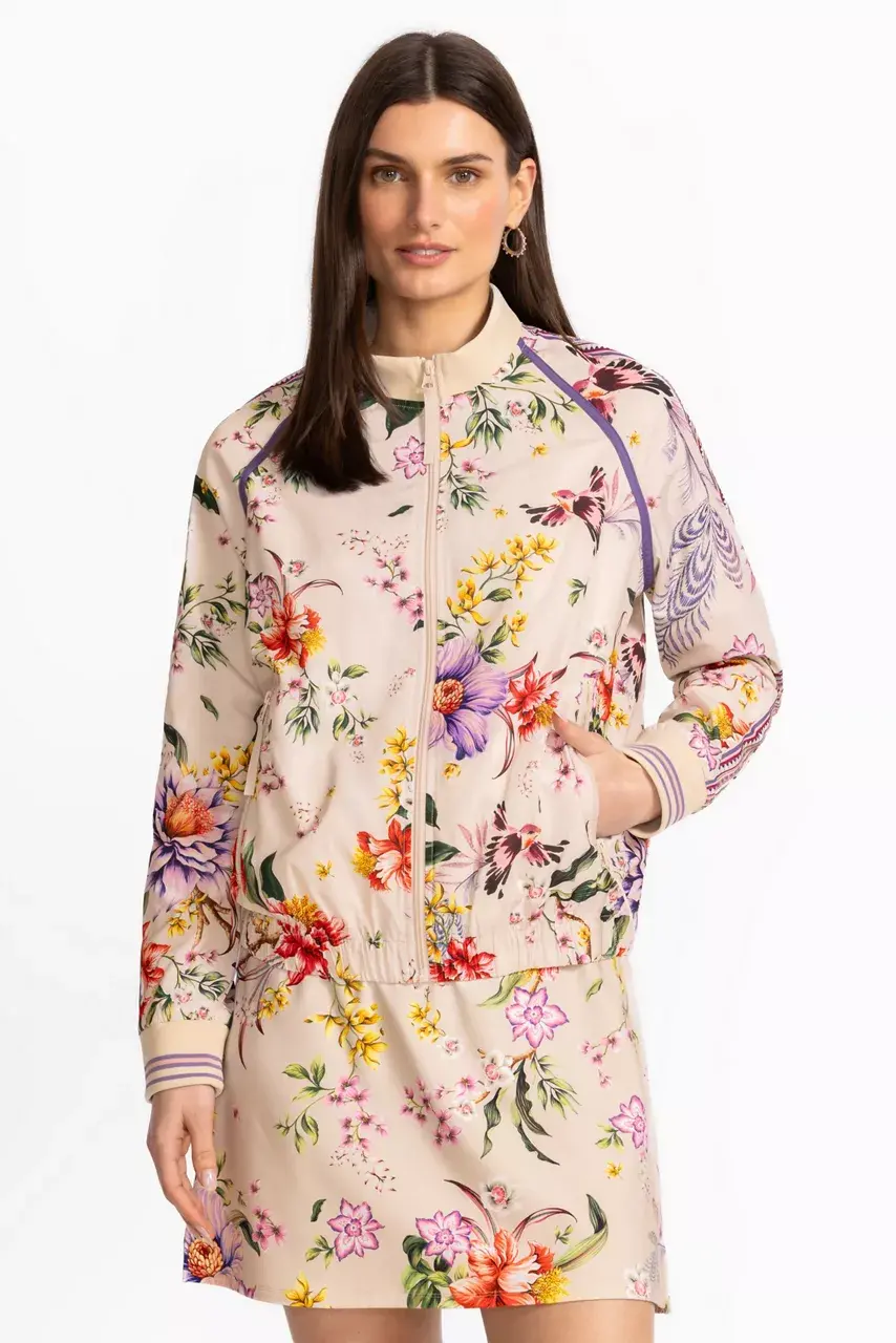 Johnny Was BEE ACTIVE SPORTY BOMBER JACKET Willah