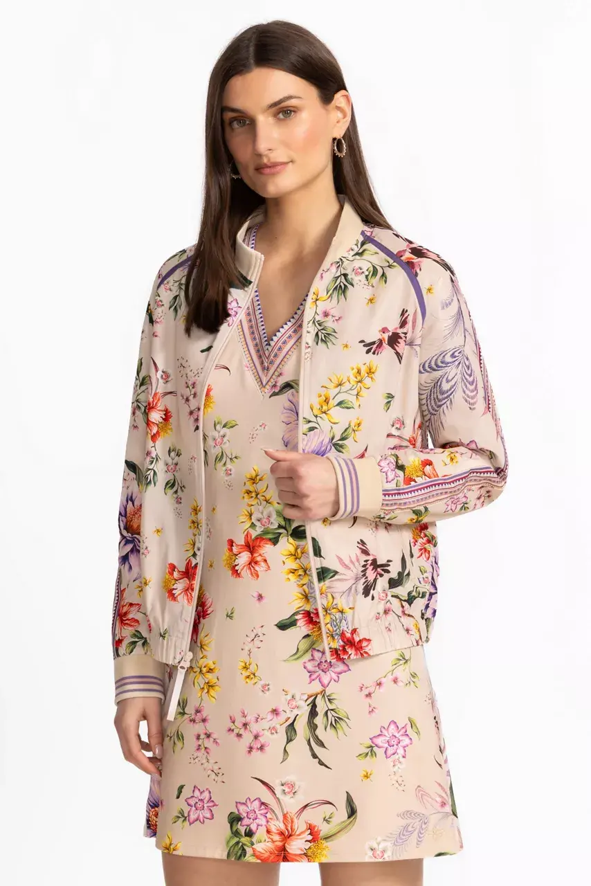 johnny was BEE ACTIVE SPORTY BOMBER JACKET Willah