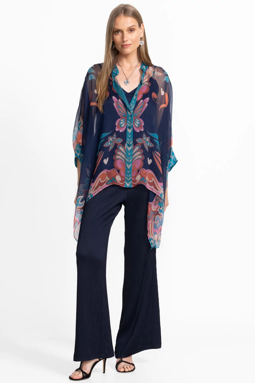 johnny was BELLA FLARE PANT Midnight Blue