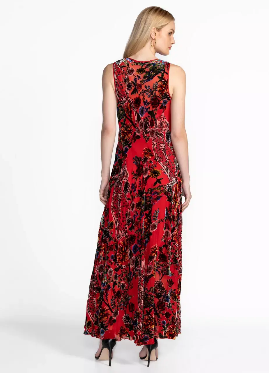 Johnny Was BIAS DRESS Bobcat Forest