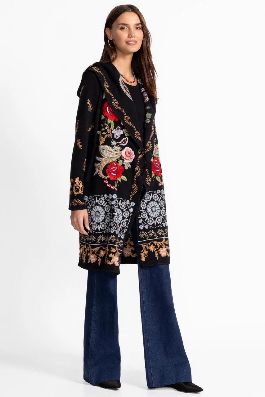 Johnny Was BIYA DUSTER Black