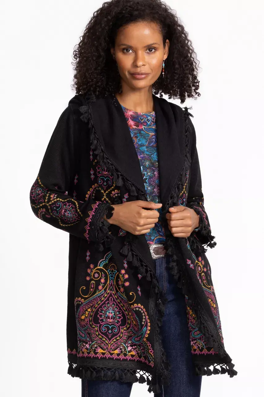 johnny was BIYA MIDI HOODIE Black