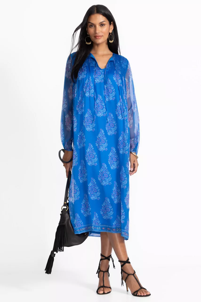 Johnny Was BLAIRE MIDI DRESS Carolyne