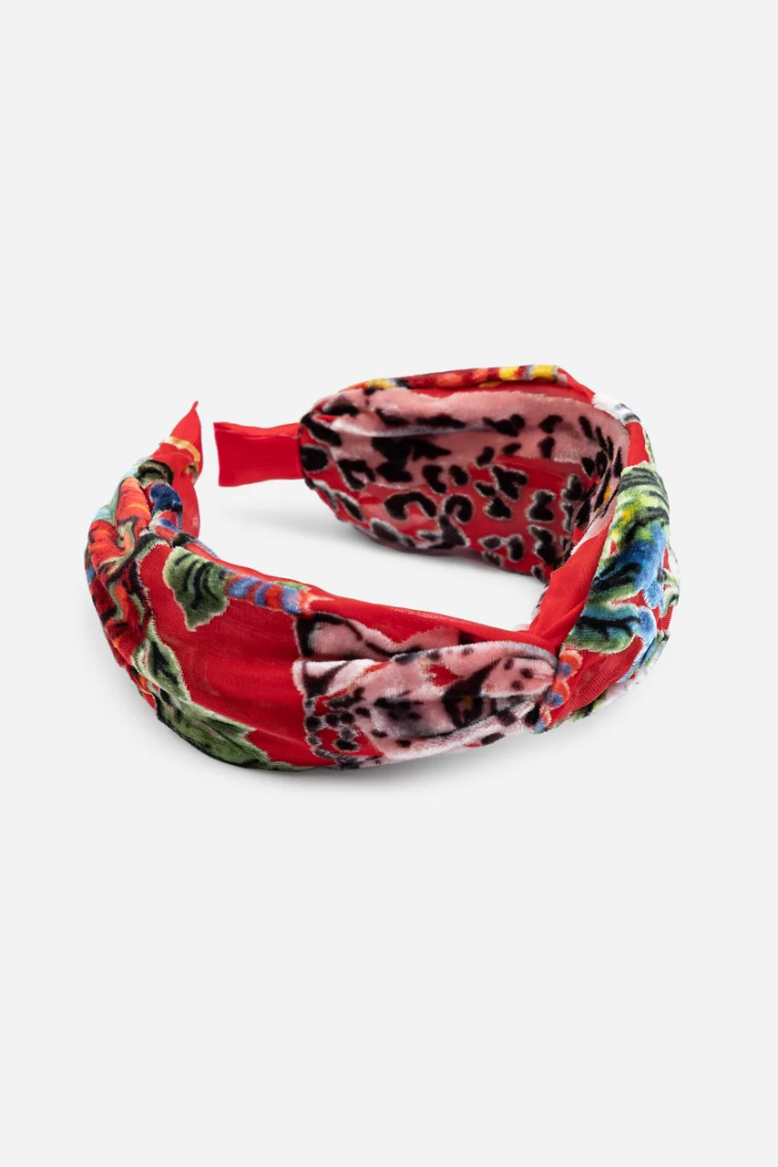 Johnny Was BOBCAT FOREST HEADBAND Bobcat Forest