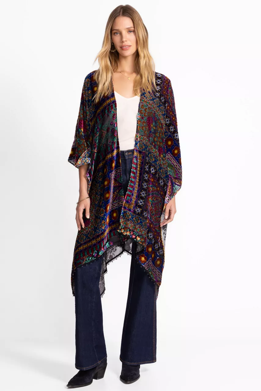johnny was BURNOUT VELVET SHAWL Sophia