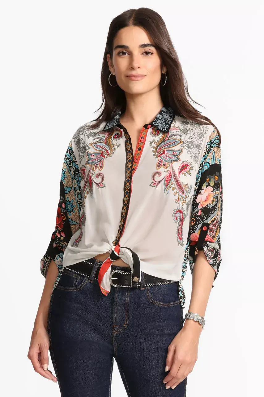 johnny was CACHEMIRE SHIRT Natural