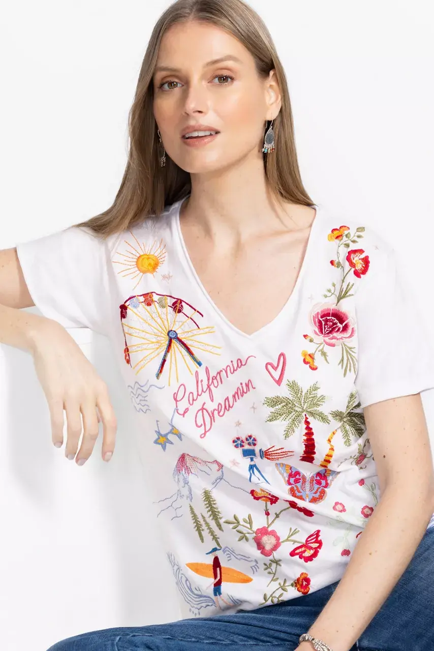 johnny was CALIFORNIA EVERYDAY TEE White