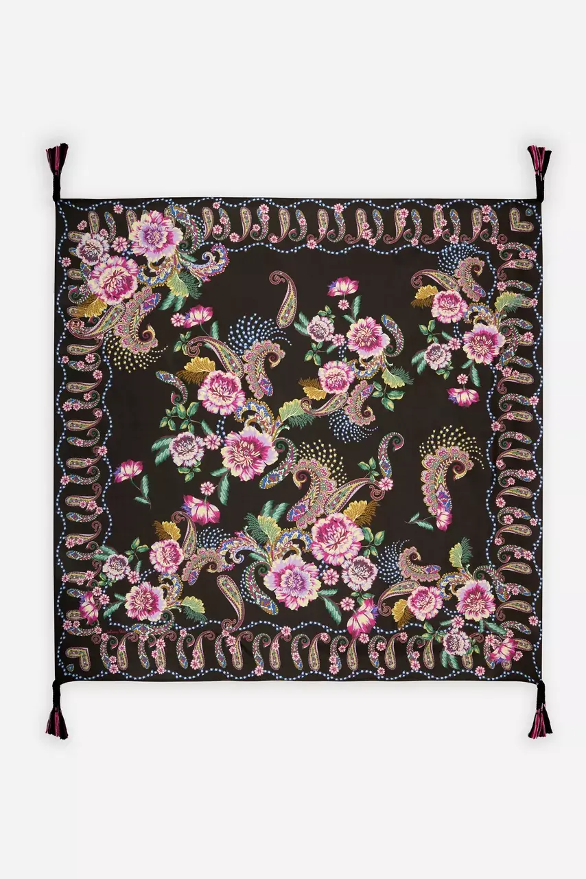 johnny was CAMINO SERRA SILK SCARF Camino Serra