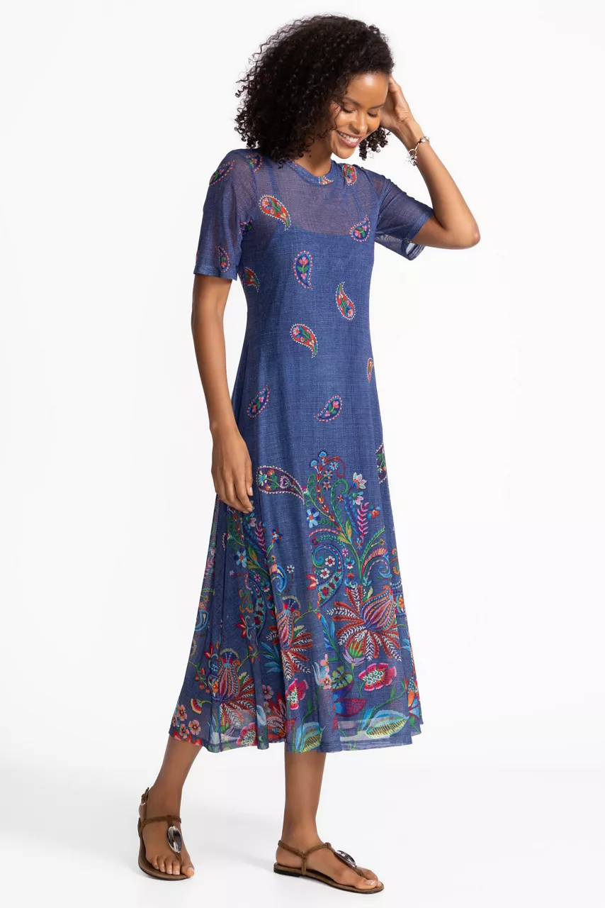 johnny was CARLIE MESH TEE DRESS Carlie