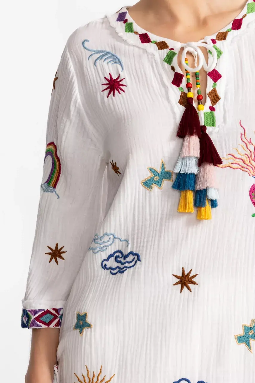 Johnny Was CATALYA TUNIC Natural