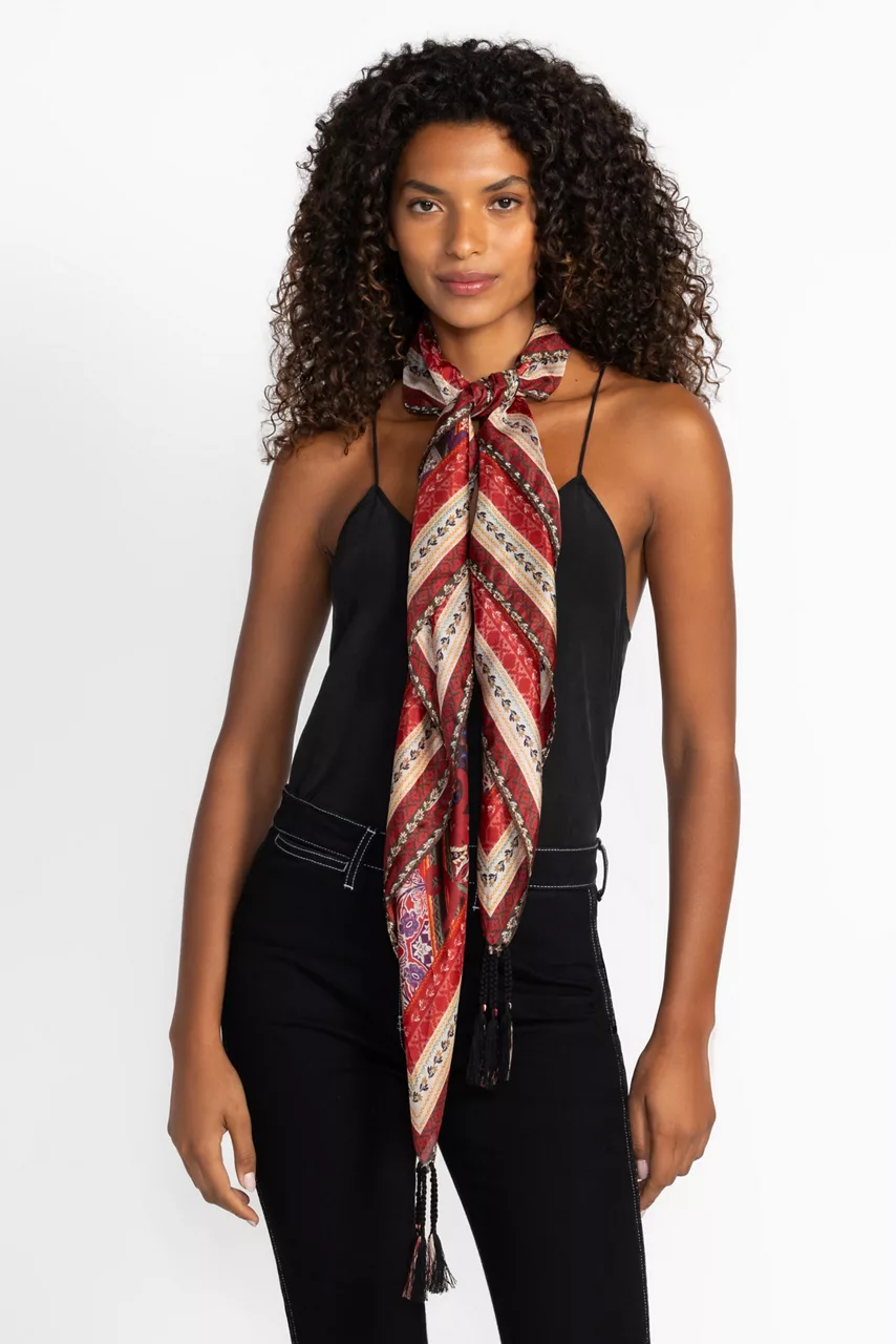 Johnny Was CLARISA SILK SCARF Clarisa