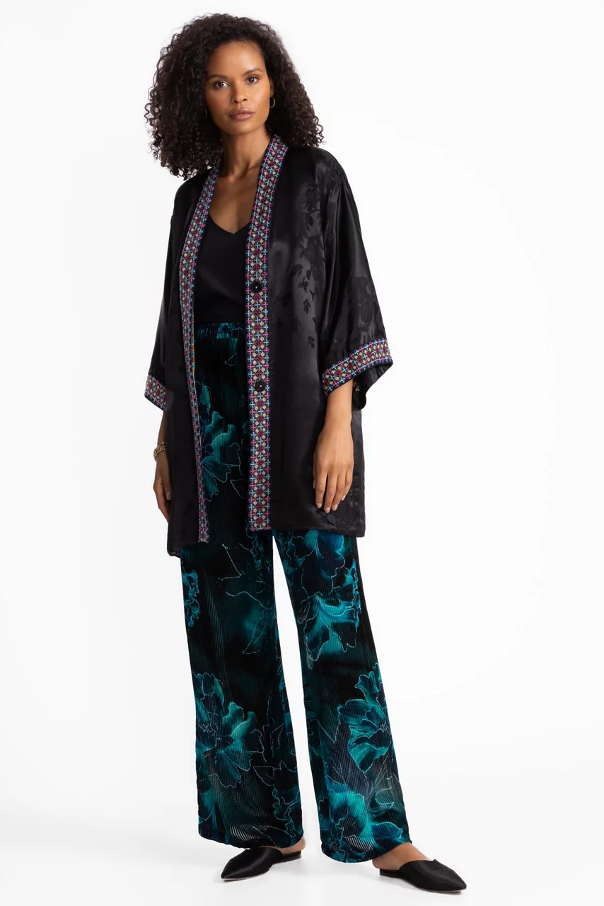 johnny was CORDUROY VELVET WIDE LEG PANT Athena