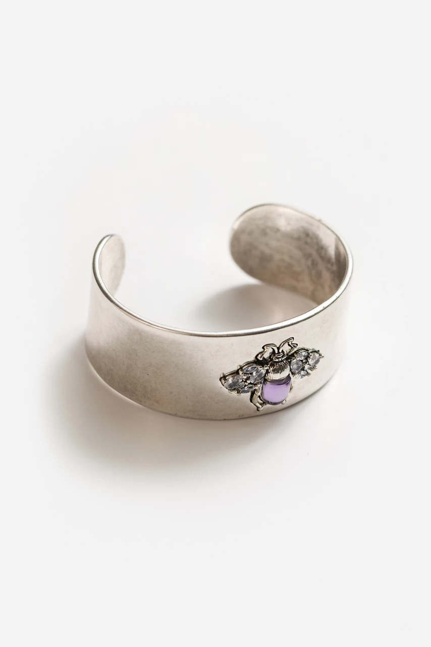 johnny was CRITTER CHARM CUFF Silver