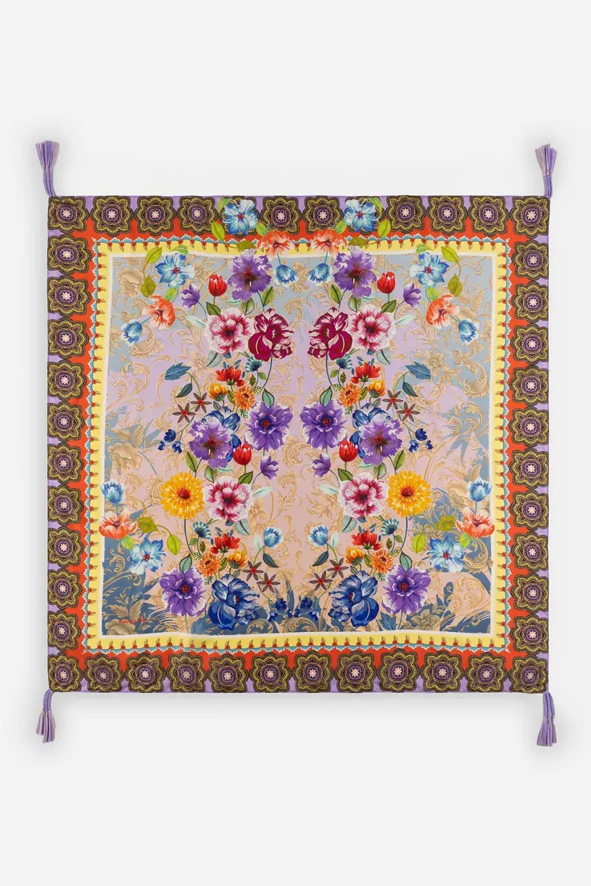 johnny was DECO SILK SCARF Deco Scarf