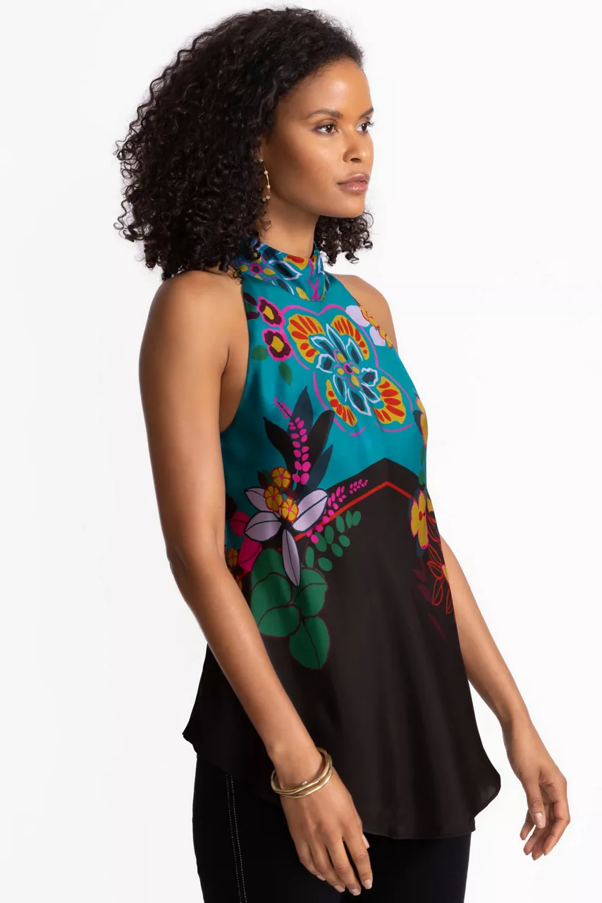 Johnny Was DEVI HALTER BLOUSE House Of Flores