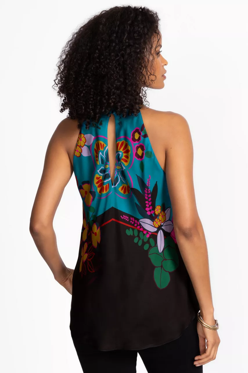 Johnny Was DEVI HALTER BLOUSE House Of Flores