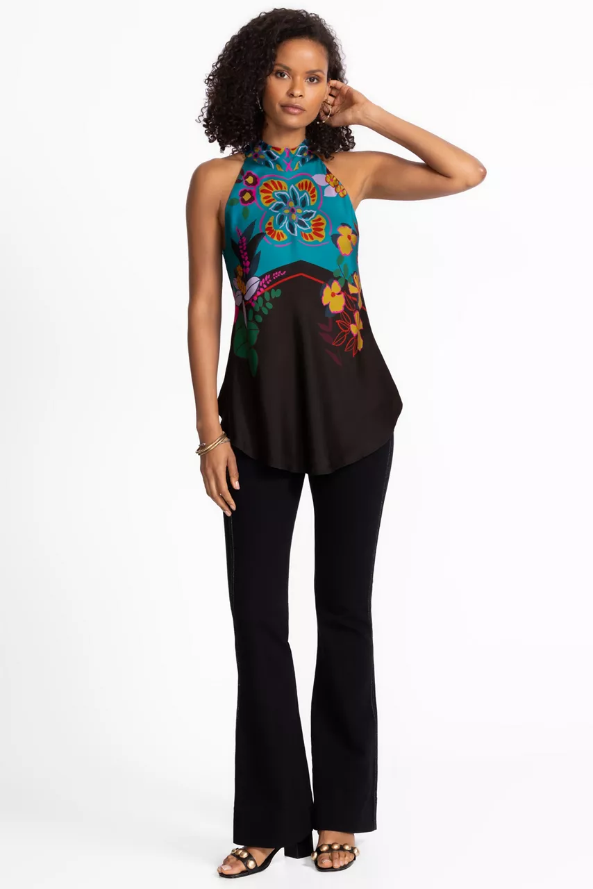 johnny was DEVI HALTER BLOUSE House Of Flores