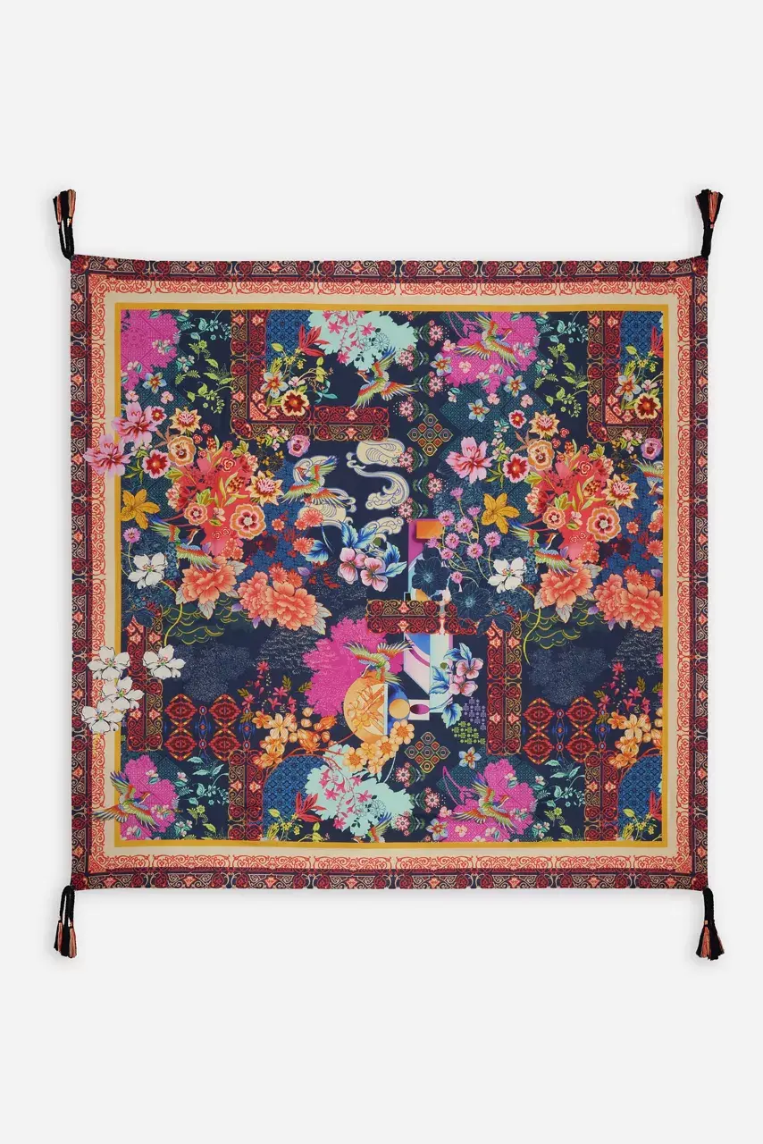 johnny was DREAMER BLU SILK SCARF Dreamer Blu