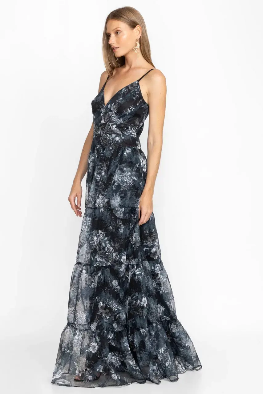 Johnny Was Dreamer Embroidered Maxi Dress Multi