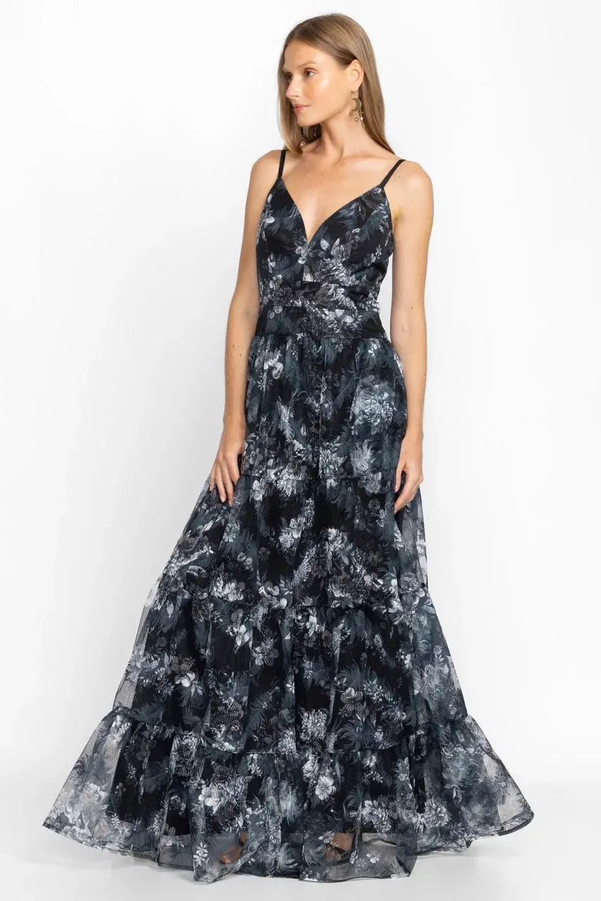 Johnny Was Dreamer Embroidered Maxi Dress Multi