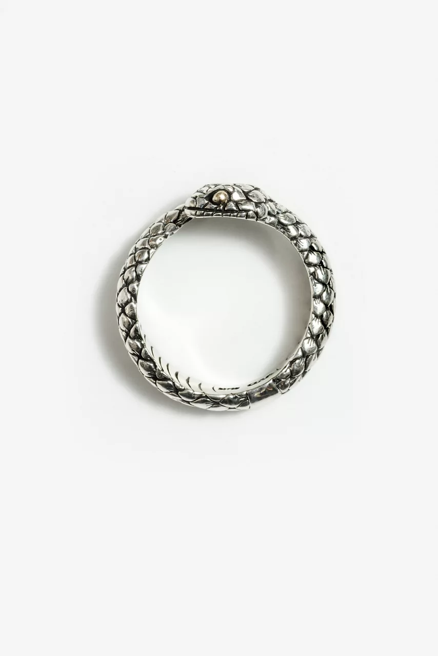 Johnny Was EARTH SERPENT RING Silver