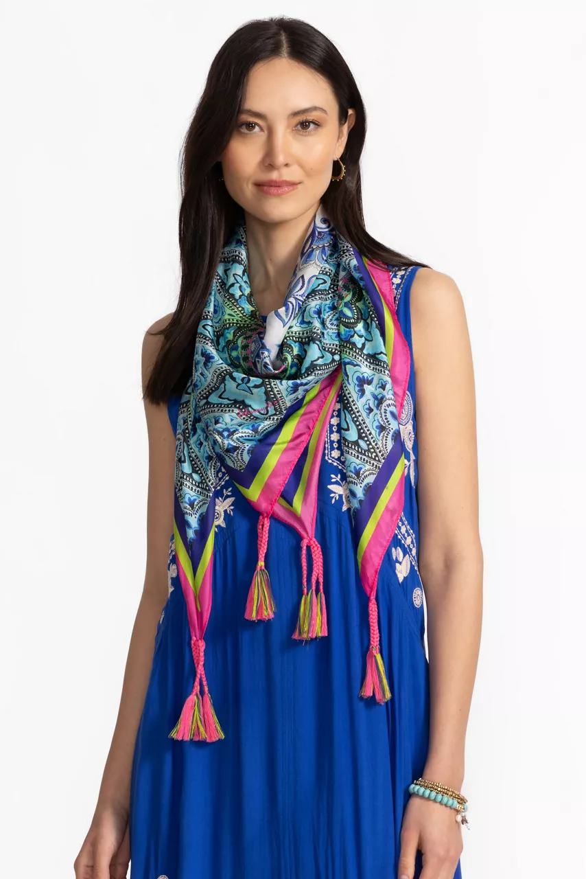Johnny Was ELAINE SILK SCARF Elaine