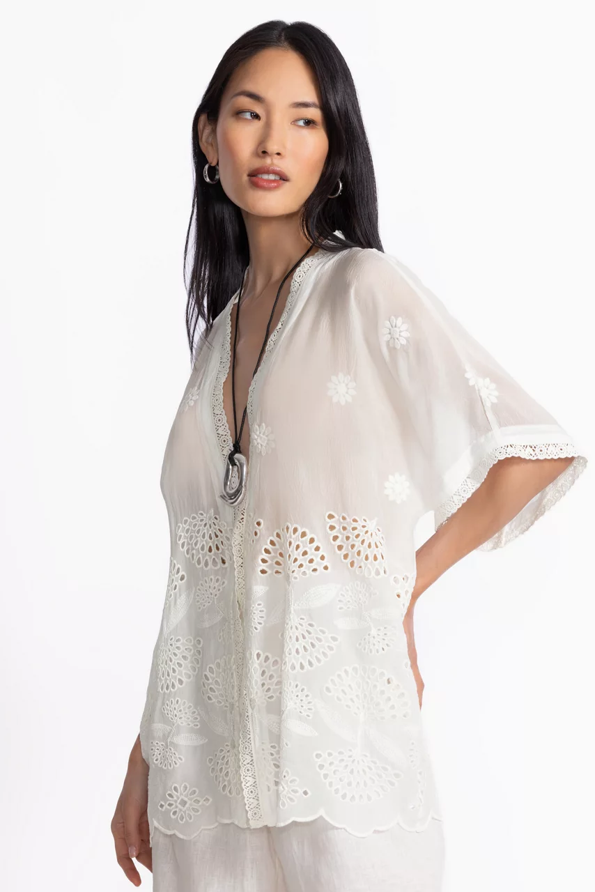 Johnny Was ELIJAH KIMONO White