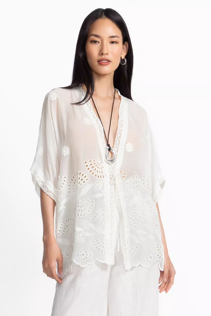 Johnny Was ELIJAH KIMONO White