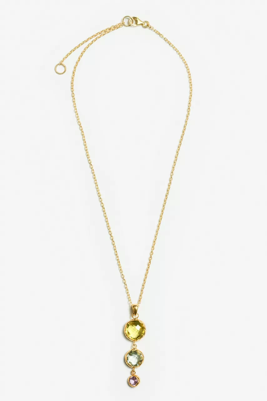 johnny was ENERGY AMULETS PENDANT NECKLACE Gold