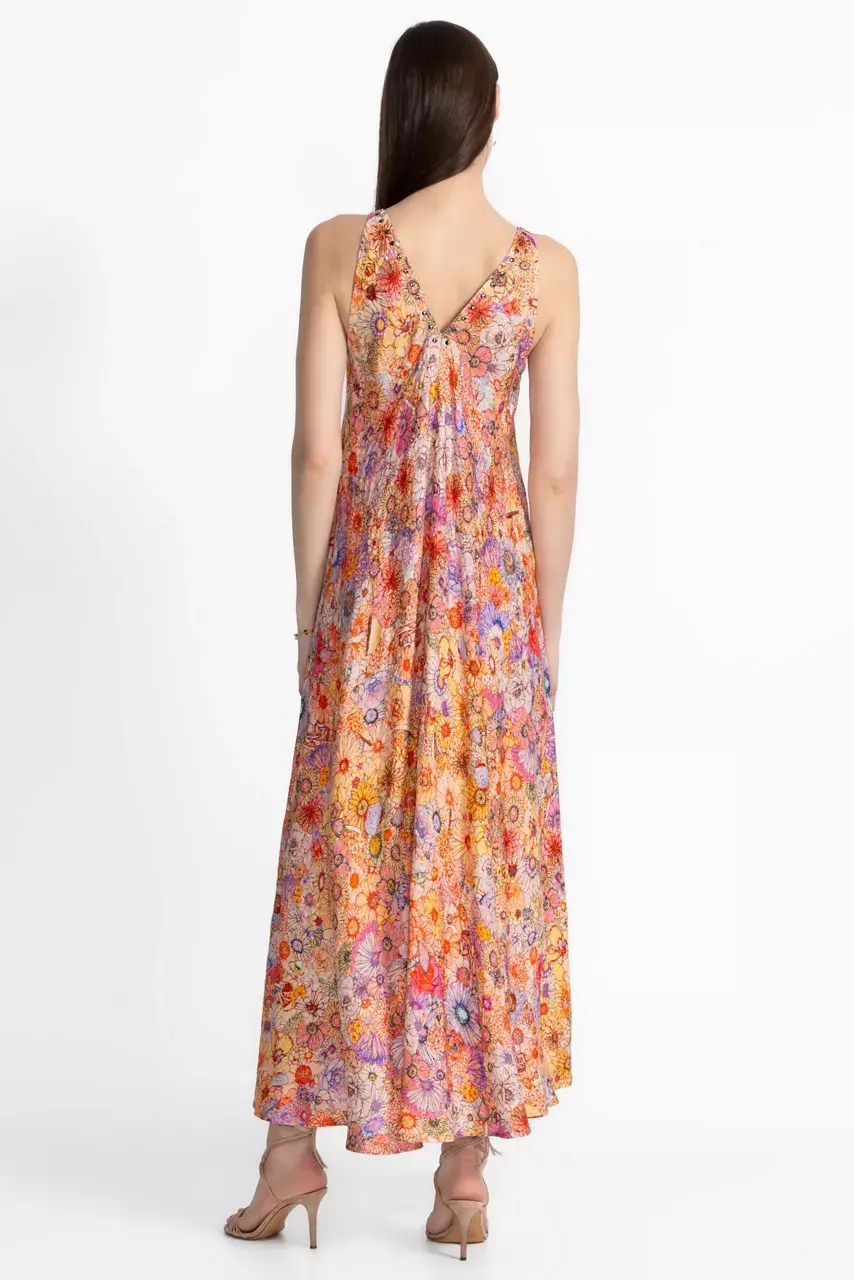 Johnny Was EVA DRESS Sage Pink