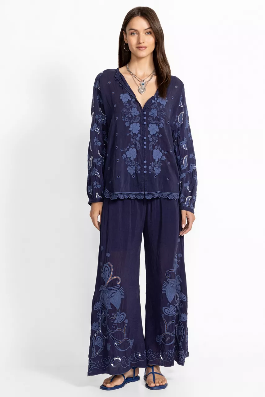 johnny was FALCO TUNIC Blue Night