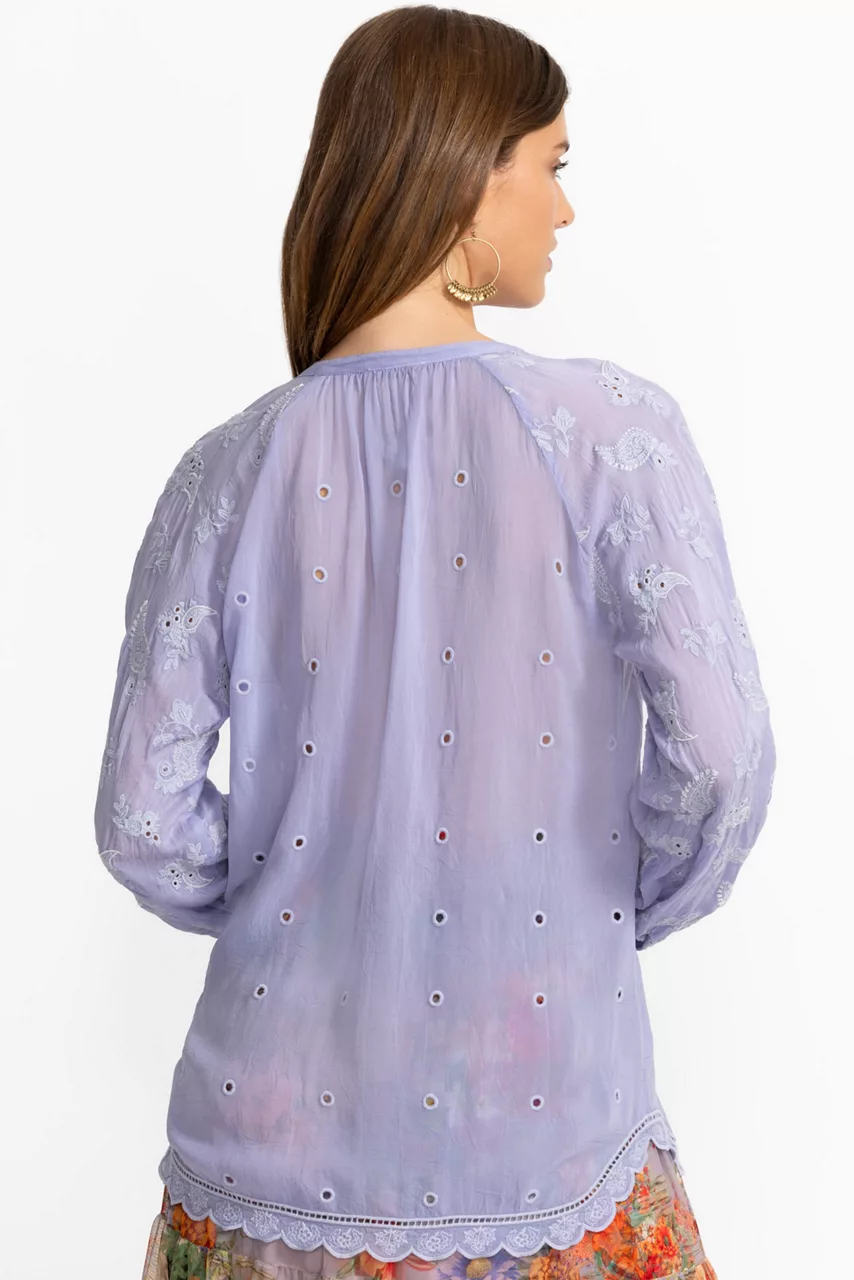 Johnny Was FALCO TUNIC Persian Violet