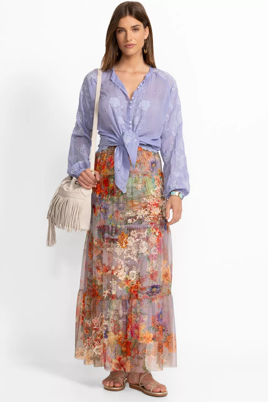 Johnny Was FALCO TUNIC Persian Violet