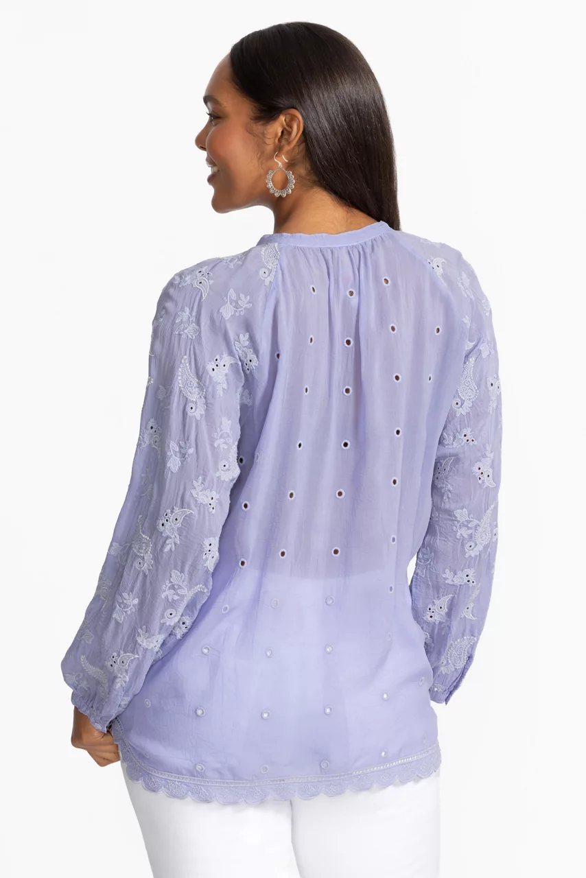 Johnny Was FALCO TUNIC Persian Violet