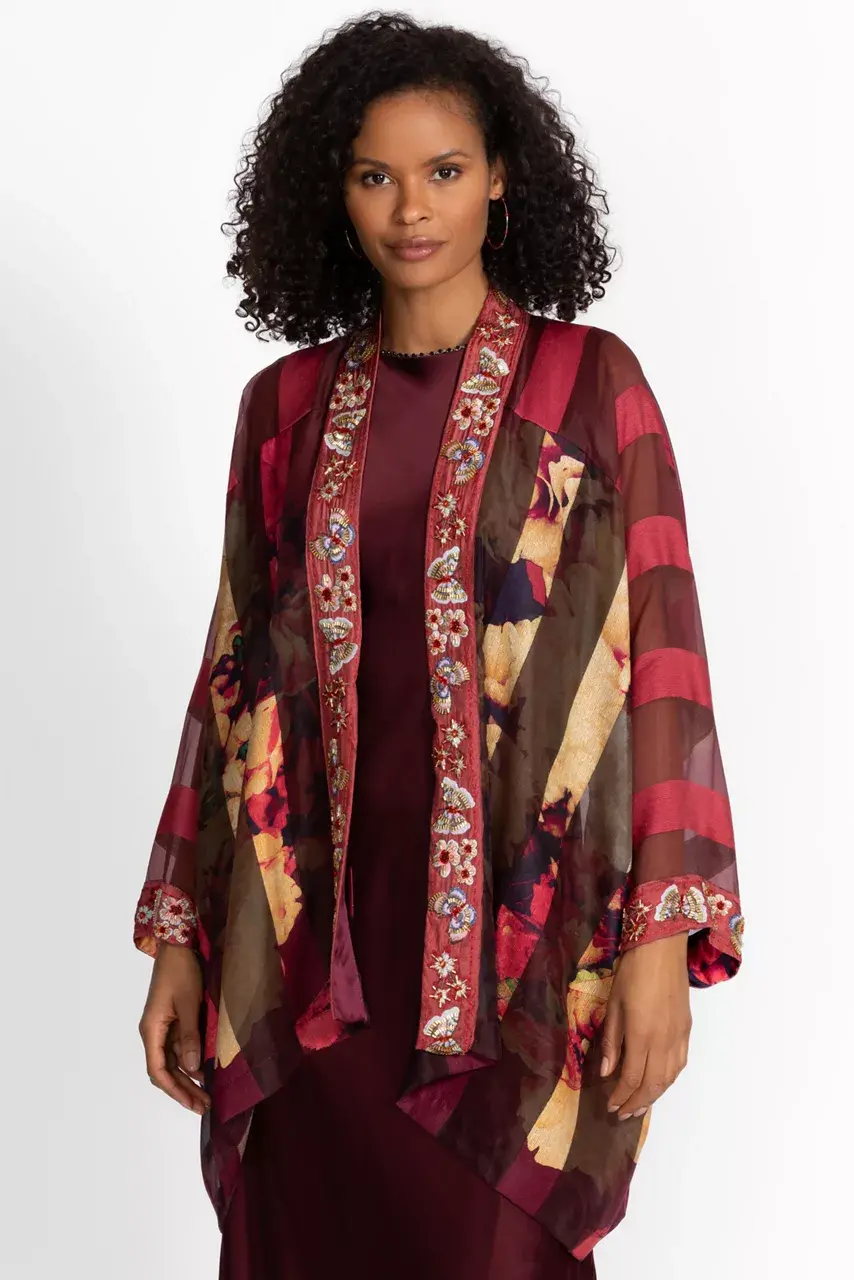 Johnny Was FERLY ORGANZA JACKET Automnei