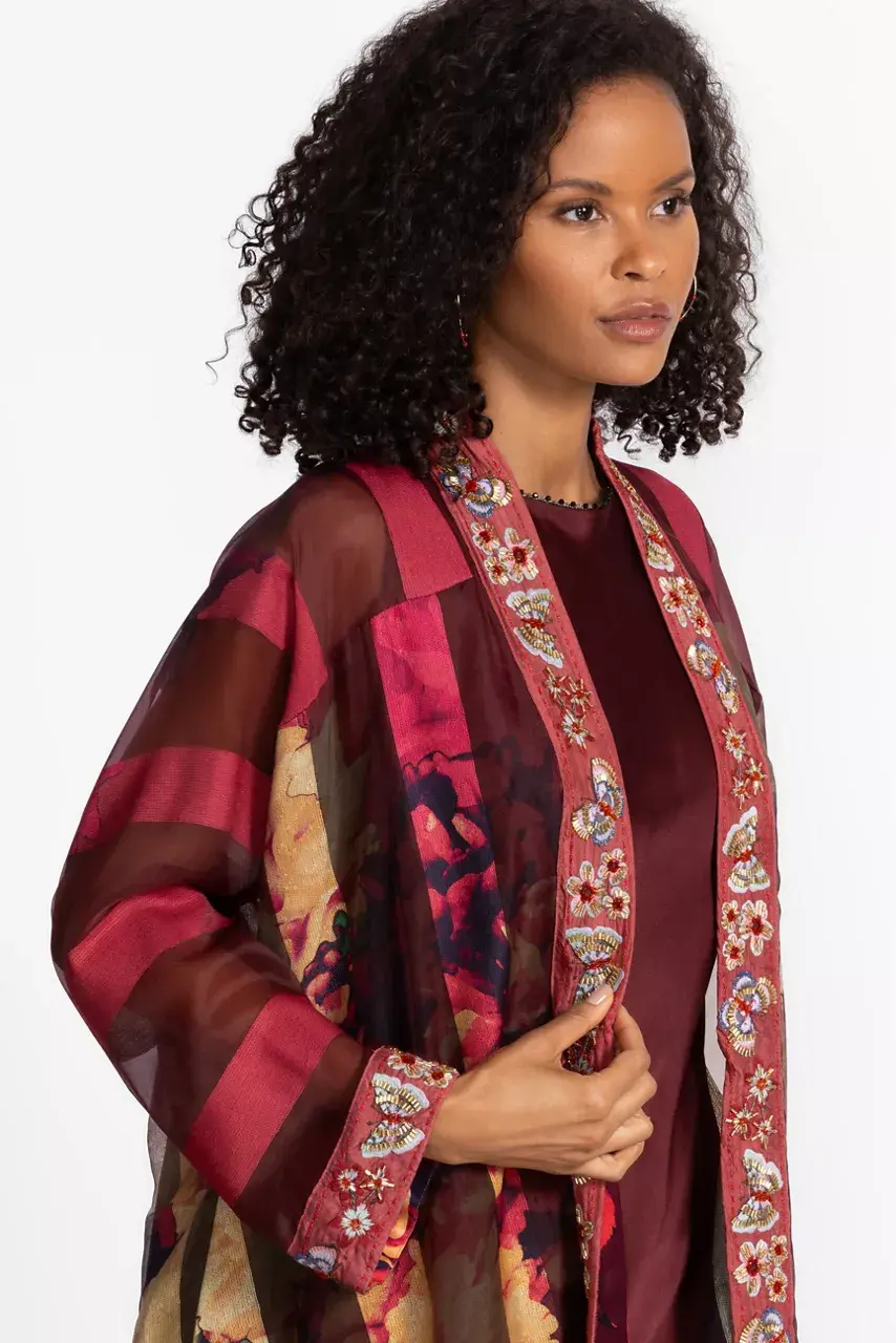 Johnny Was FERLY ORGANZA JACKET Automnei