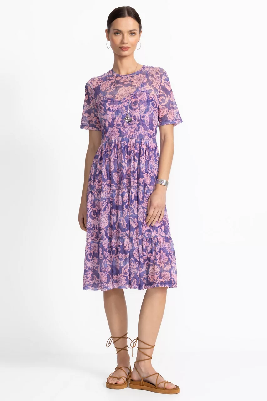 johnny was FLORENTINA MESH TIERED DRESS Florentina