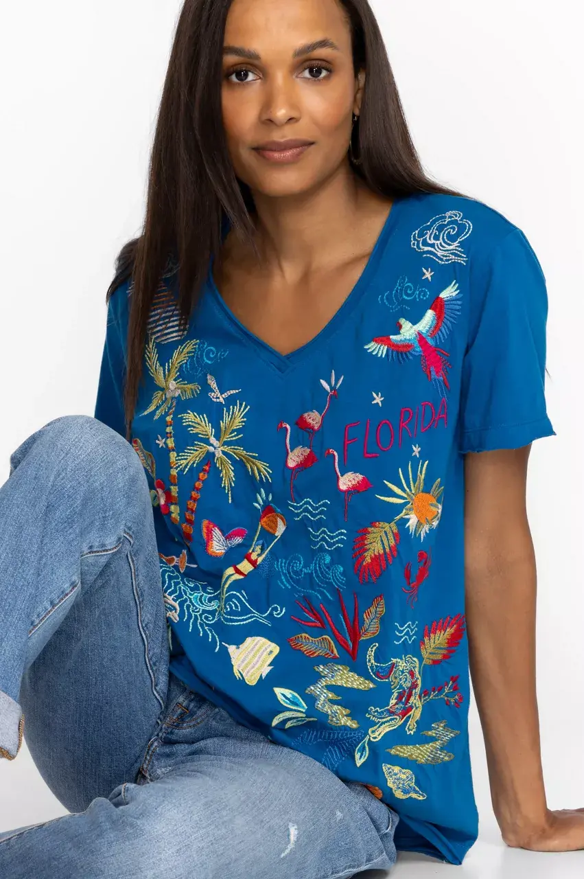 Johnny Was FLORIDA EVERYDAY TEE