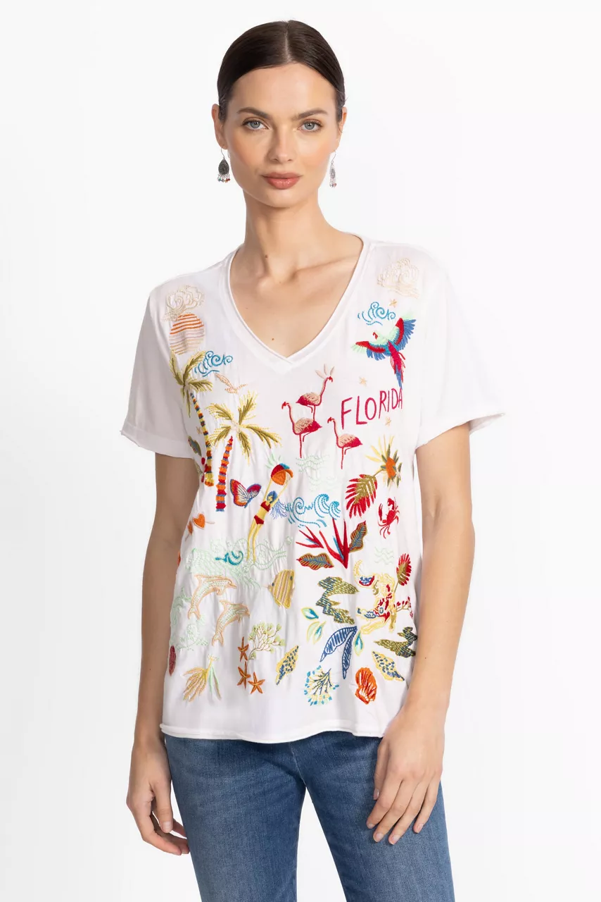 johnny was FLORIDA EVERYDAY TEE White