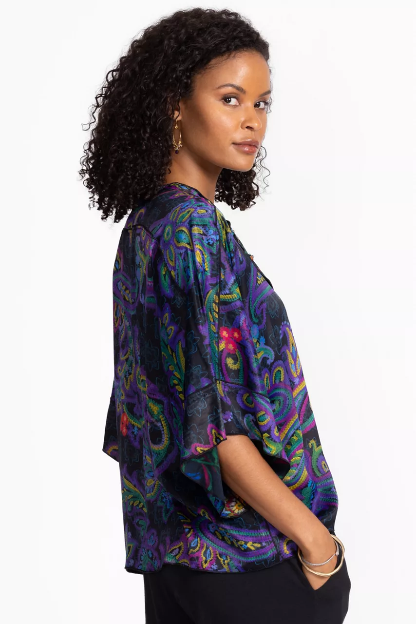 Johnny Was FLOW SHRUG Paisley